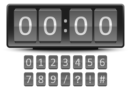 digital clock background